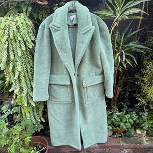 Topshop Sage Faux Fur Coat